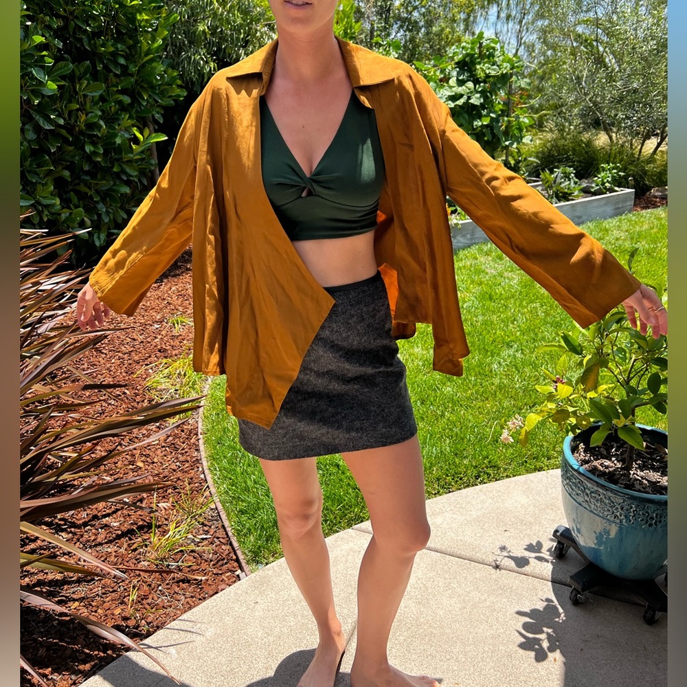 Carmel colored kimono type shirt